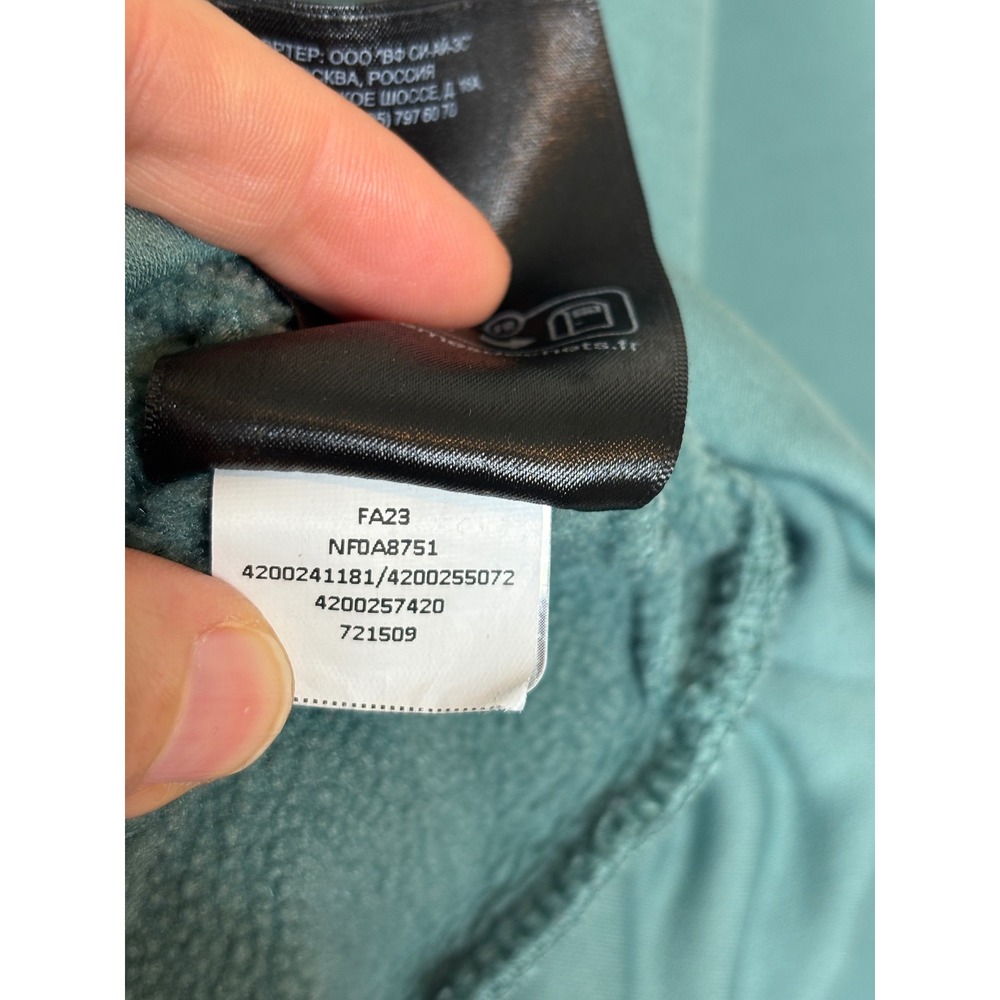 The North Face Horizon Cropped Boxy Oversized Sweatshirt Teal Size Small - Picture 6 of 7